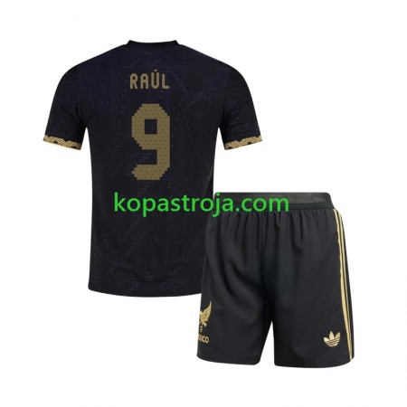 Billiga Fotbollströjor Mexiko Raul Jimenez 9 Gold Cup Barn Hemma tröja 2025 Kortärmad